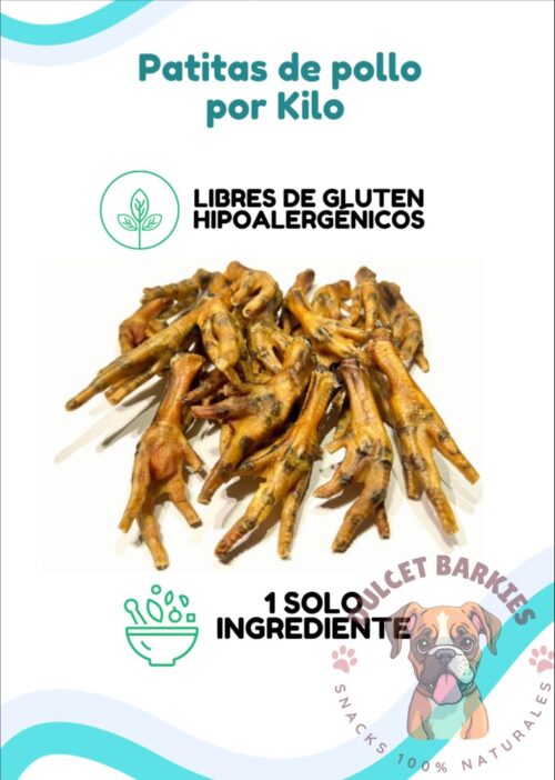 Patas de Pollo Deshidratadas